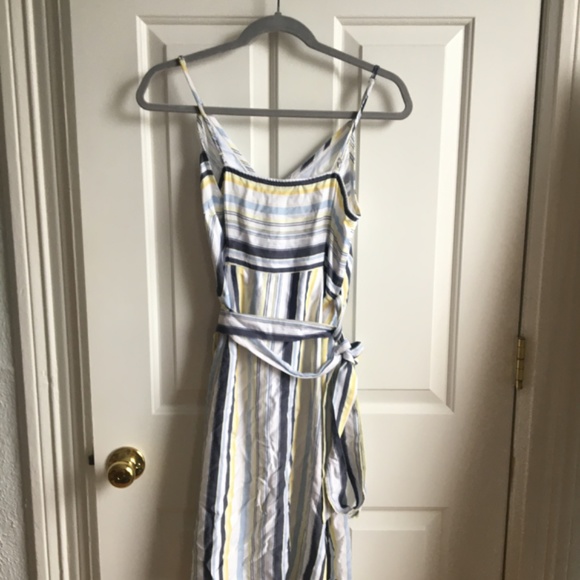 Loft Striped Wrap Dress - Picture 2 of 3